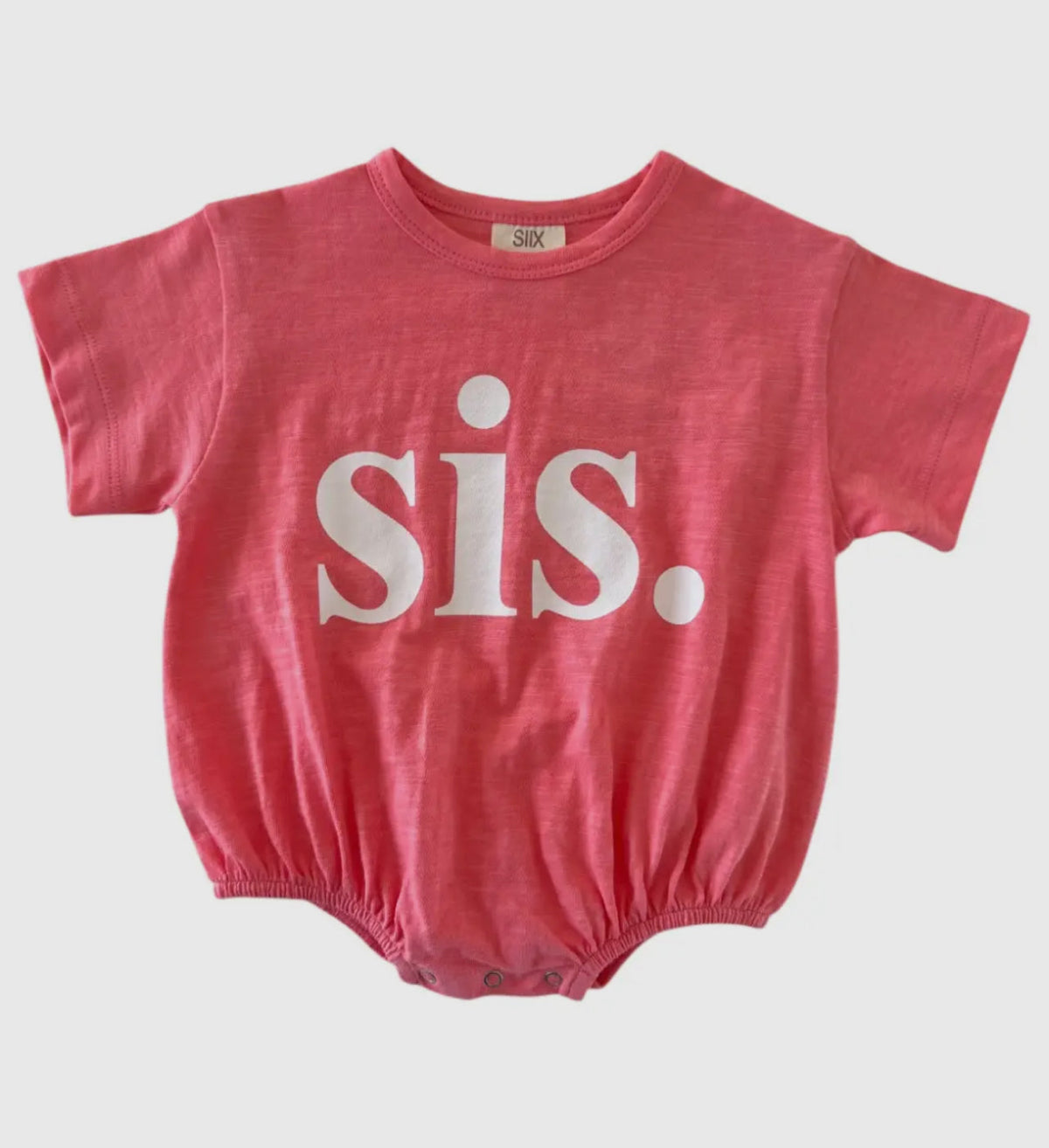 Sis Flamingo / Organic Graphic T-Shirt Bubble