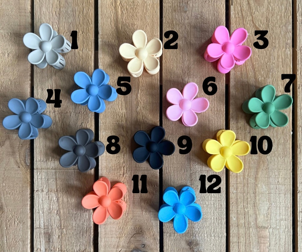 Small Flower Hair Claw