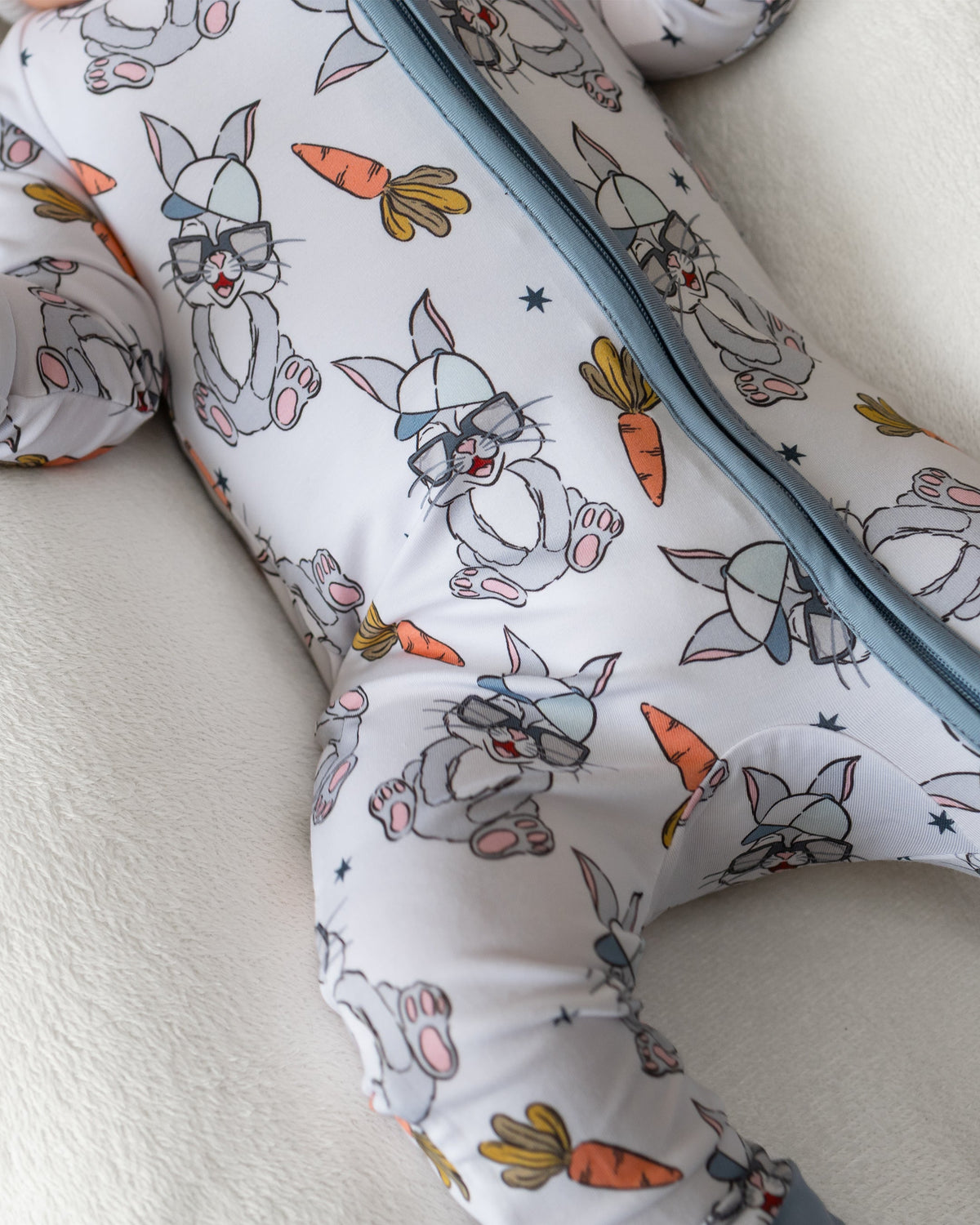 Bamboo Zip Romper | Rad Bunny