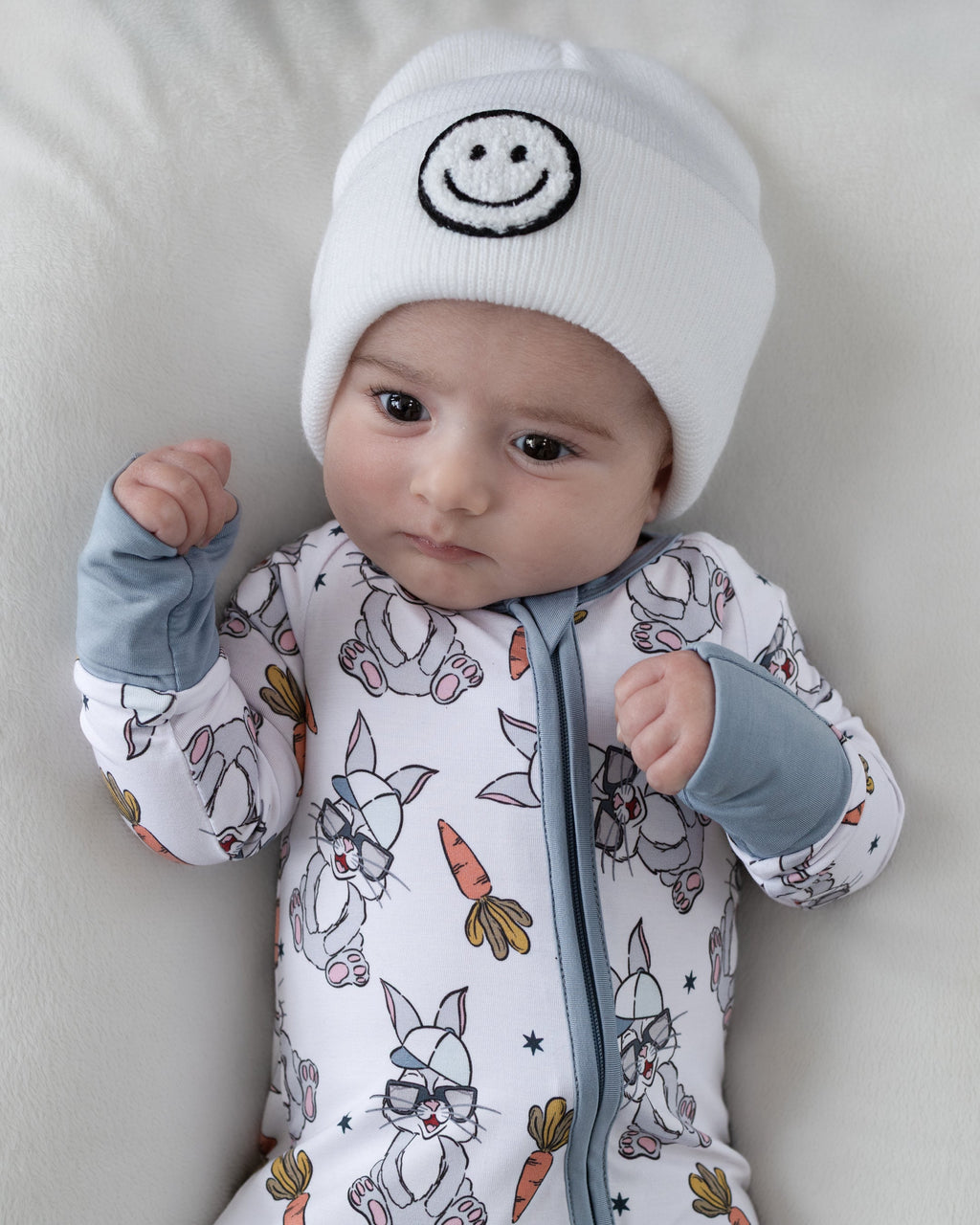 Bamboo Zip Romper | Rad Bunny