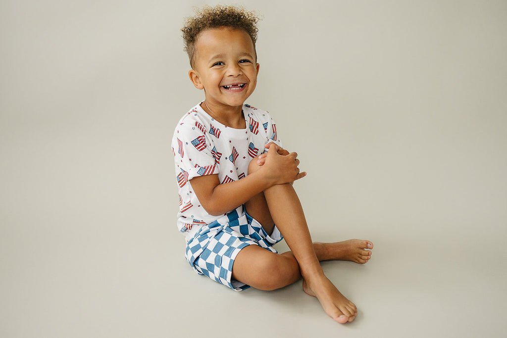Cargo Shorts Set | Patriotic Vibes