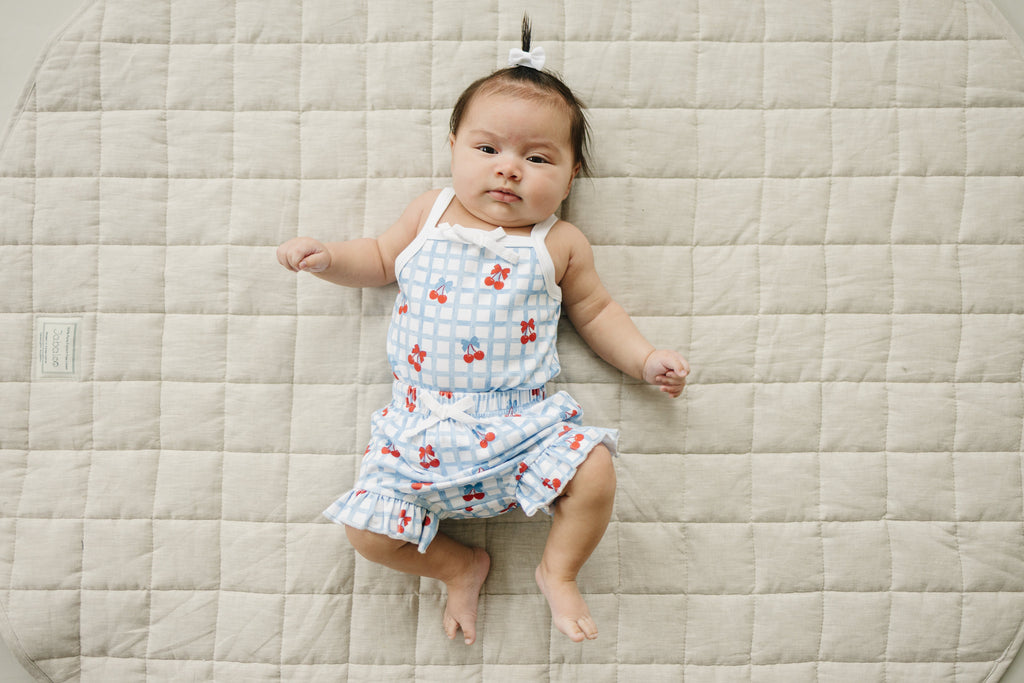 Shorts Set | Gingham Cherry